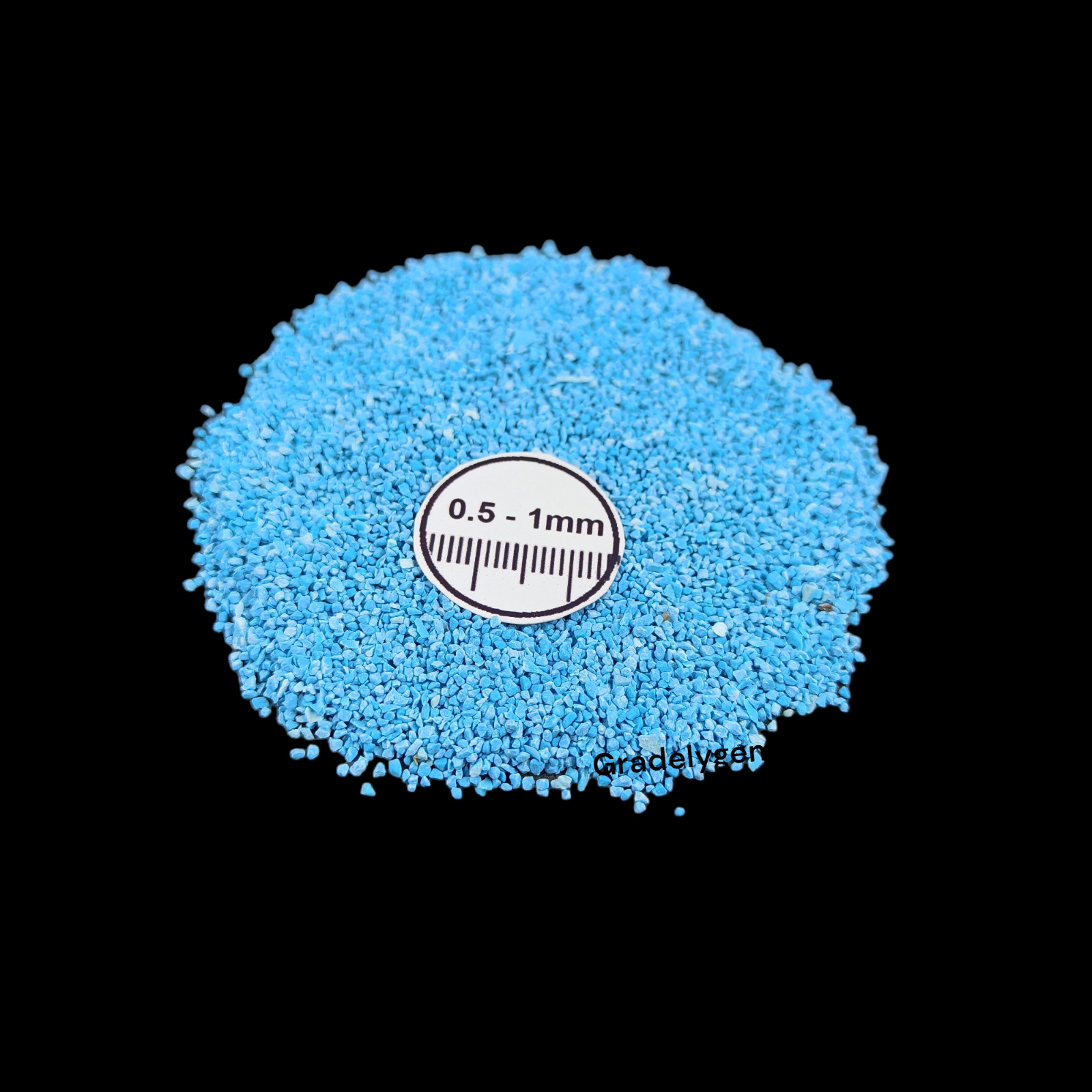 Sky Blue Turquoise Gemstone Crushed Powder – Vivid Hue for Resin Art, DIY Crafts