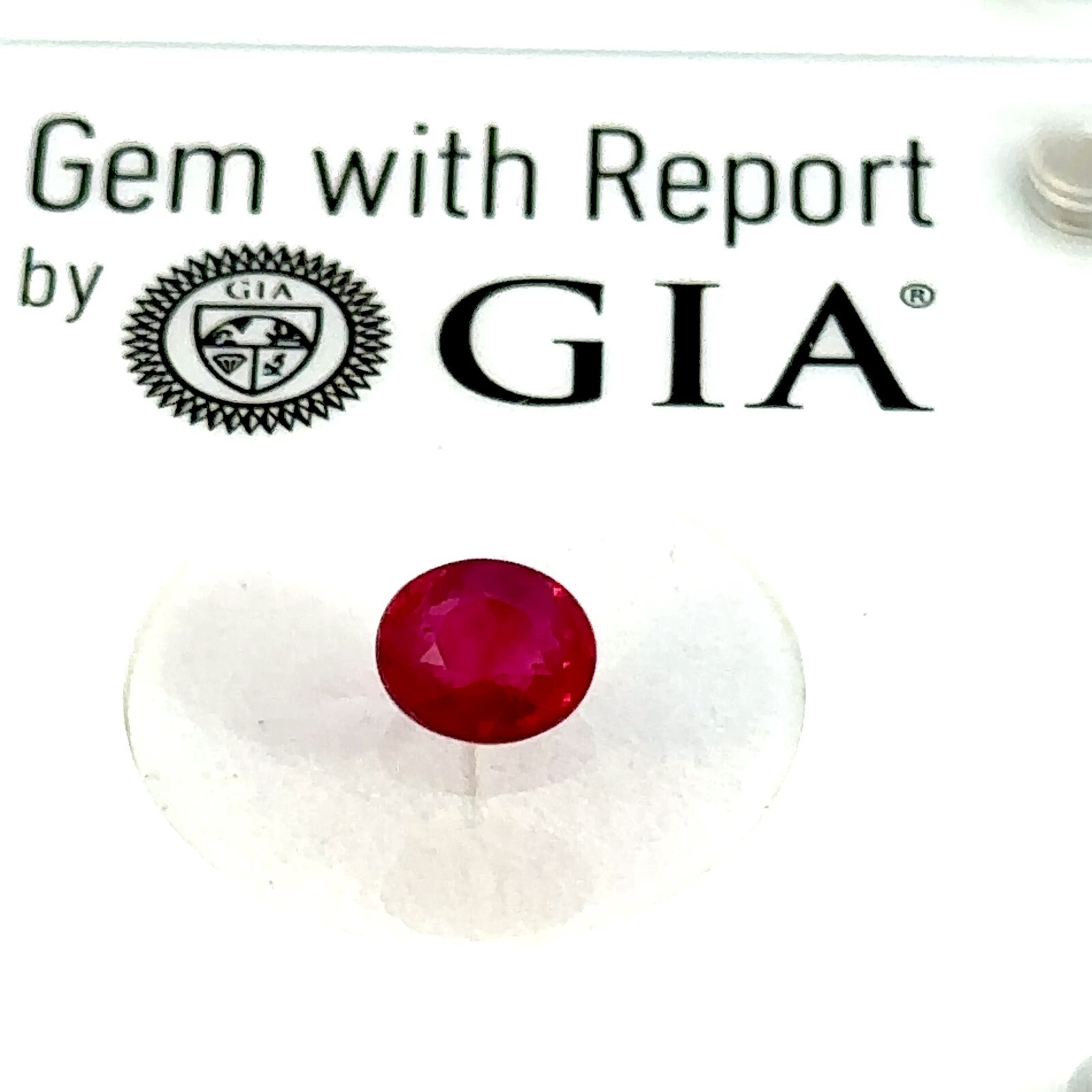 GIA Certified 1.03 Carats 6.31 x 5.59mm Oval Burmese Ruby Loose Gemstone – G012