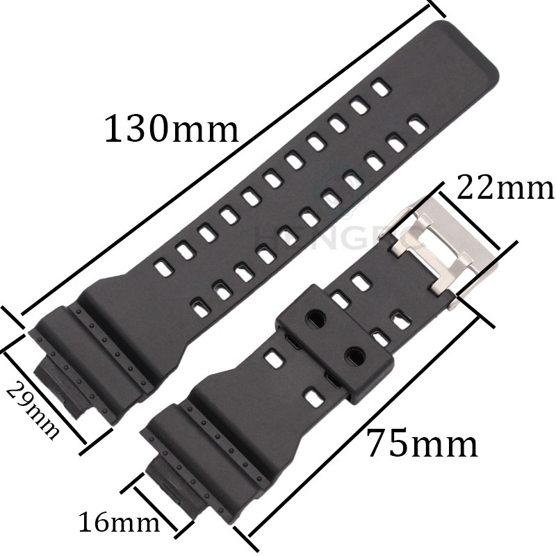 Correa Reloj Goma Silicona 16mm Accesorios Impermeables Repuesto Hombre Mujer