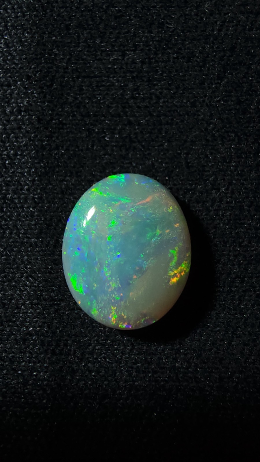 Australian Lightning Ridge 0.90ct Rainbow Crystal Nobby Opal