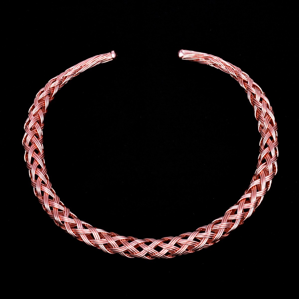 Pure Copper Vintage Handmade Copper Wire Unique Design Necklace Jewelry IN-006