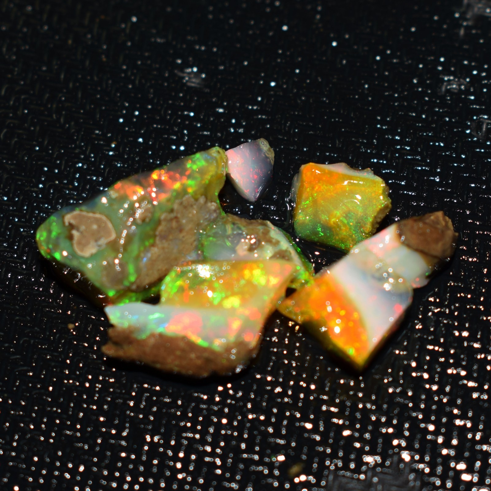 17.0 CT Ethiopian Natural Fire Opal Rough Certified Untreated Gemstone