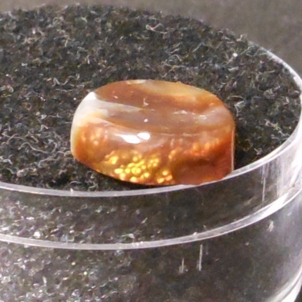 4.70ct Mexican Fire Agate 11.8mm x 11mm