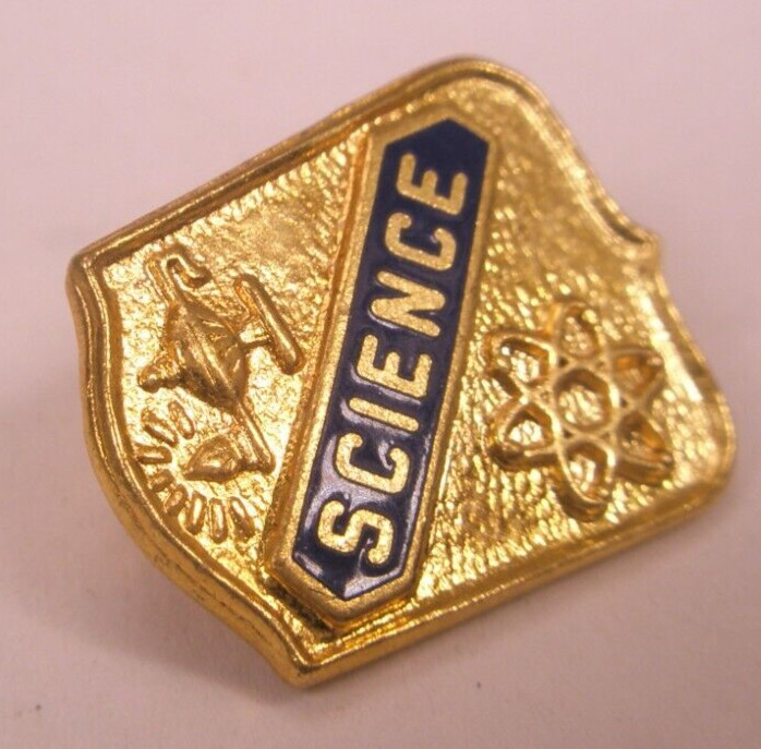 Science Vintage Tie Tack Lapel Pin hi-school college university class g107