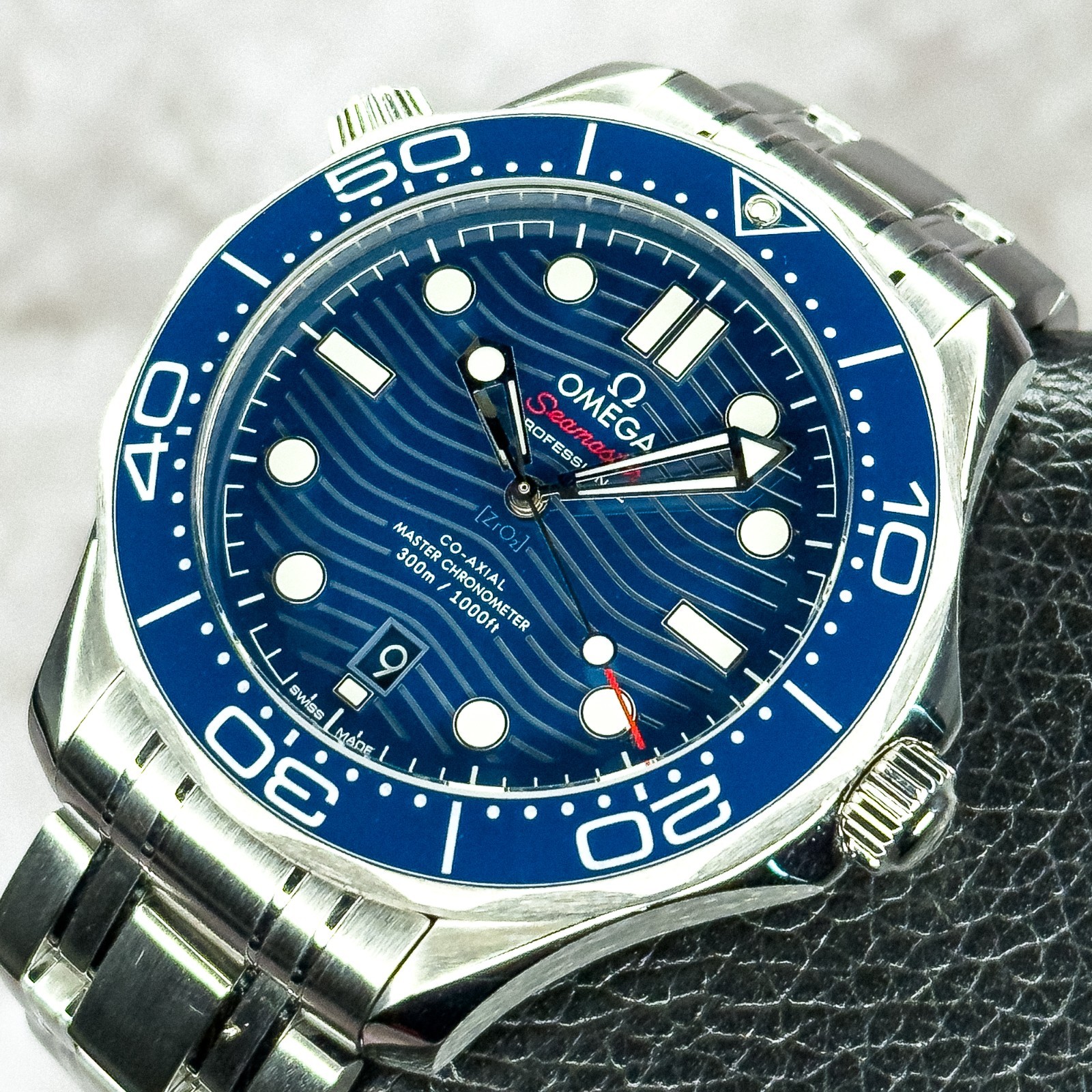 OMEGA Seamaster 300M SMP300m Blue Wave Dial 210.30.42.20.03.001 Box & Papers