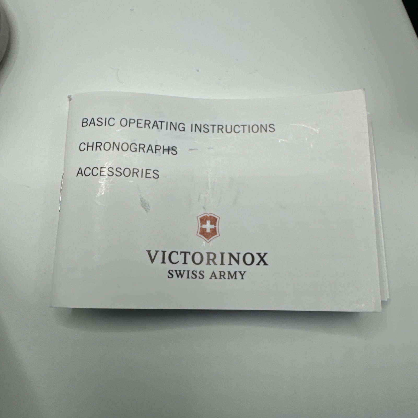 Victorinox Swiss Army Garrison Elegance Leather Strap Watch, Boxed – See Details