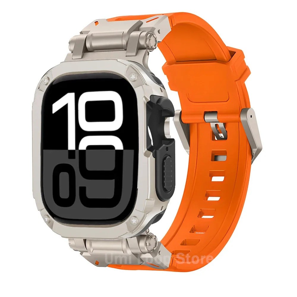 Band Case for Apple Watch 49mm 46mm 45mm 44mm Series 11 10 9 8 7 SE Ultra iWatch