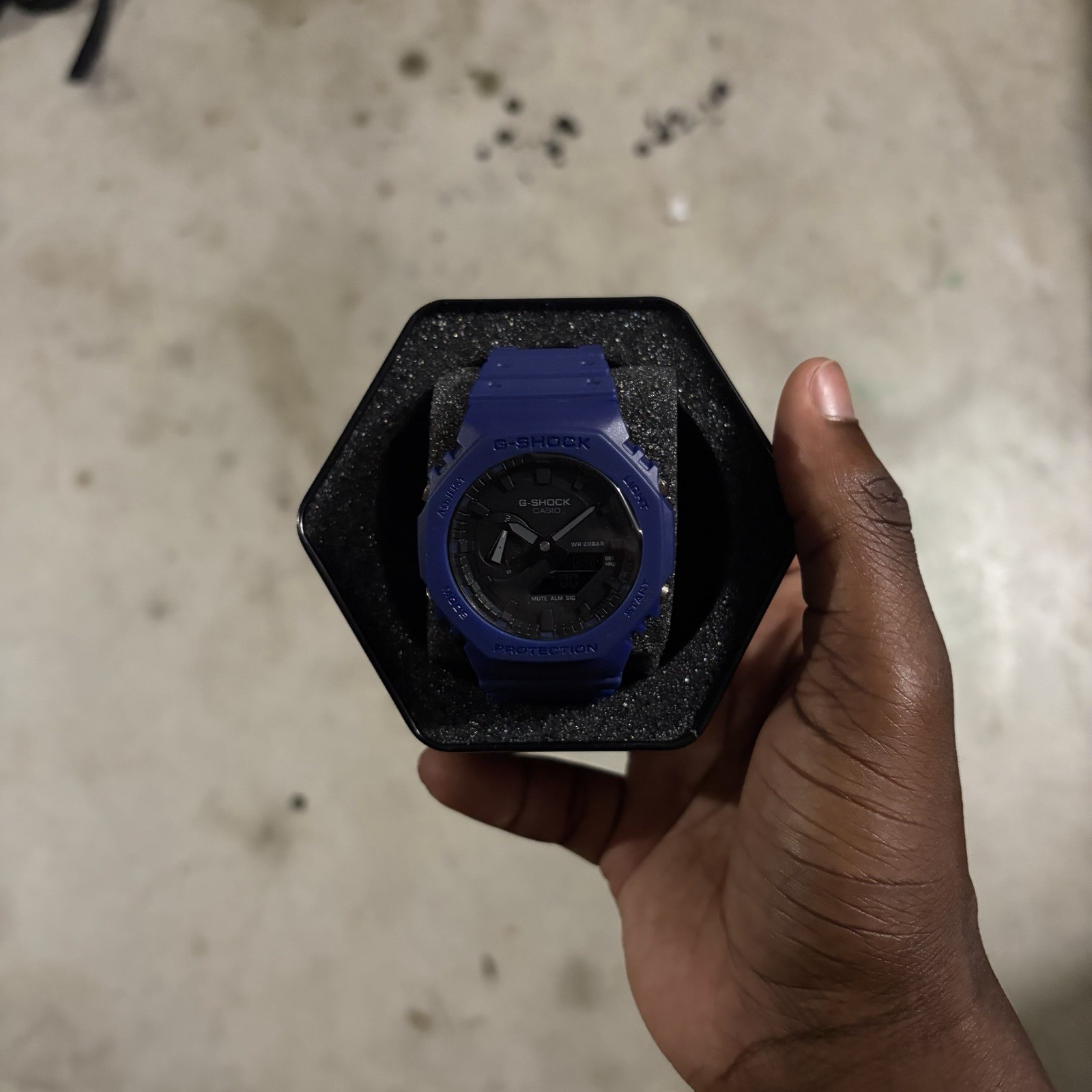 G-Shock GA-2100 Men’s Navy Blue Watch