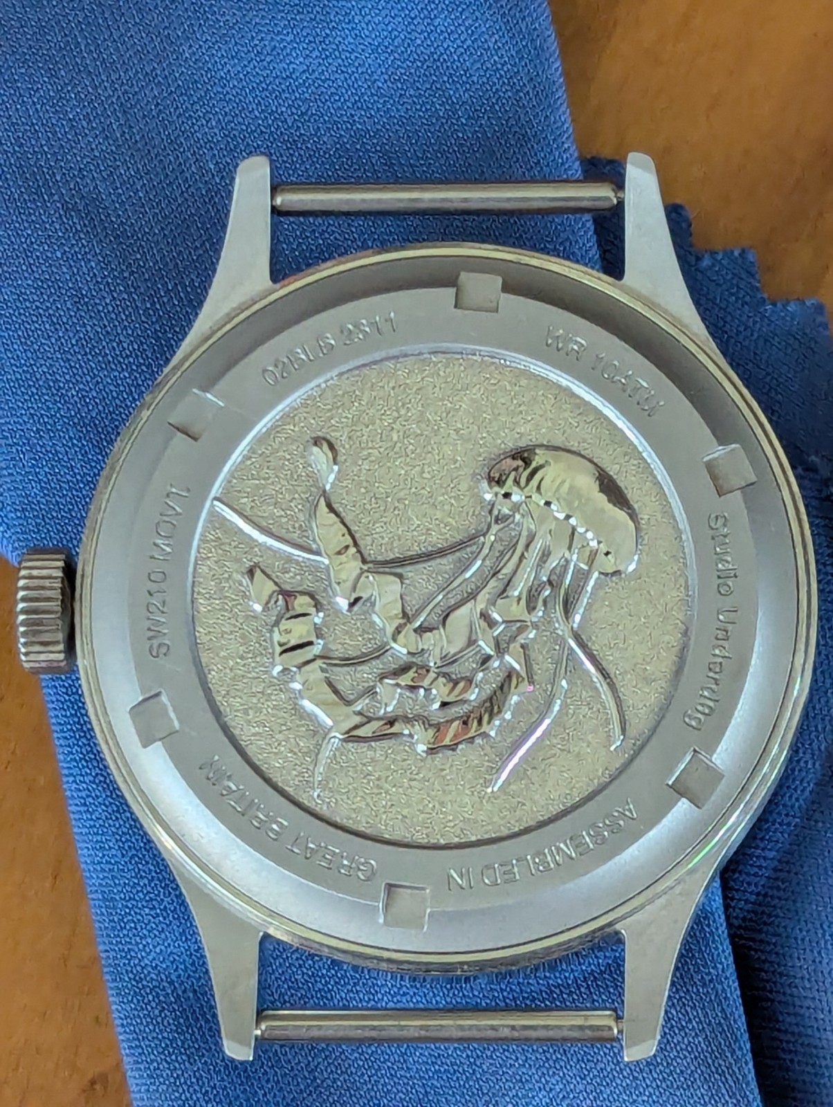 Studio Underd0g 02SERIES Steffany Blue Field Watch 37mm Sellita SW210-1 Mint Box