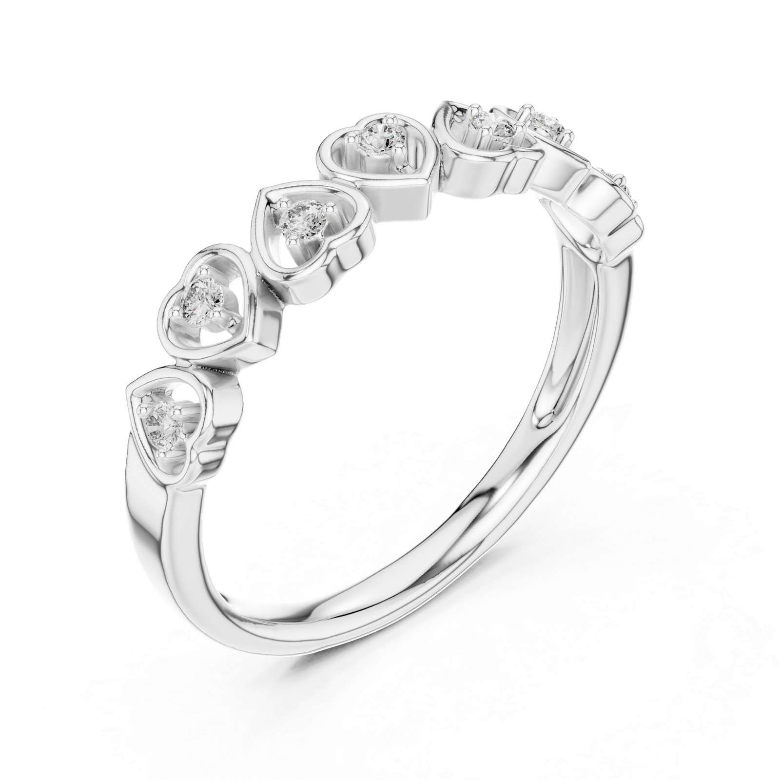 Natural Certified Round Diamond Lovely Twisted Engagement Ring 14k Gold over