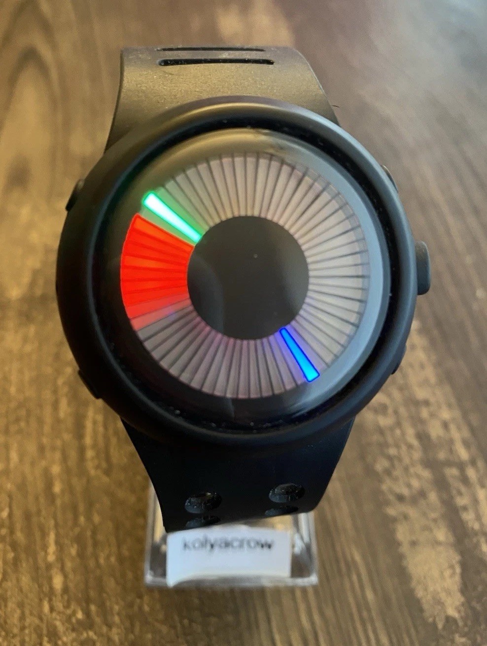 THINKGEEK CHROMATIC MYSTERY LED WATCH, COOL UNIQUE FUTURISTIC SPACE AGE CRAZY 🛸