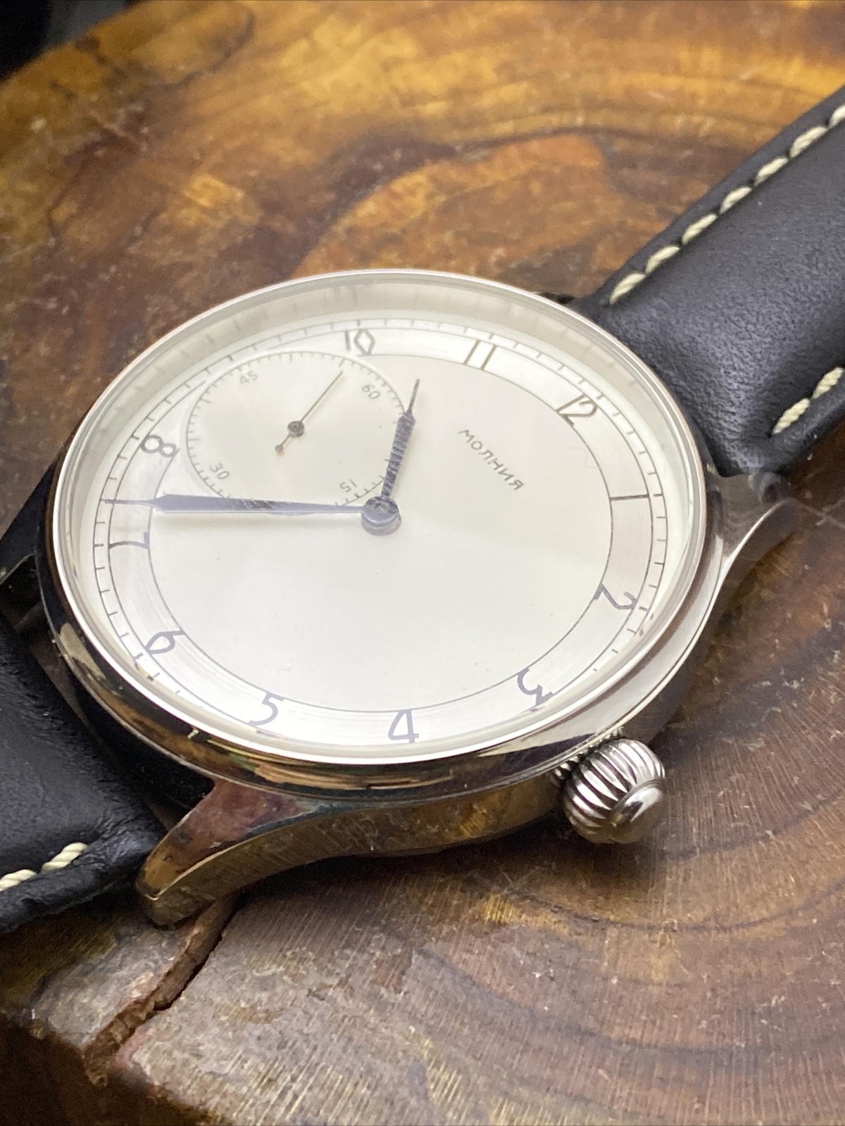 MARRIAGE Vintage WristWatch 3602 18J Classic Converted Pocket Watch USSR