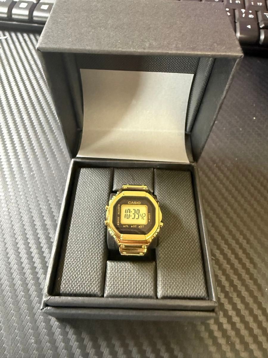 CASIO CRW 001G 9JR Ring Watch Gold