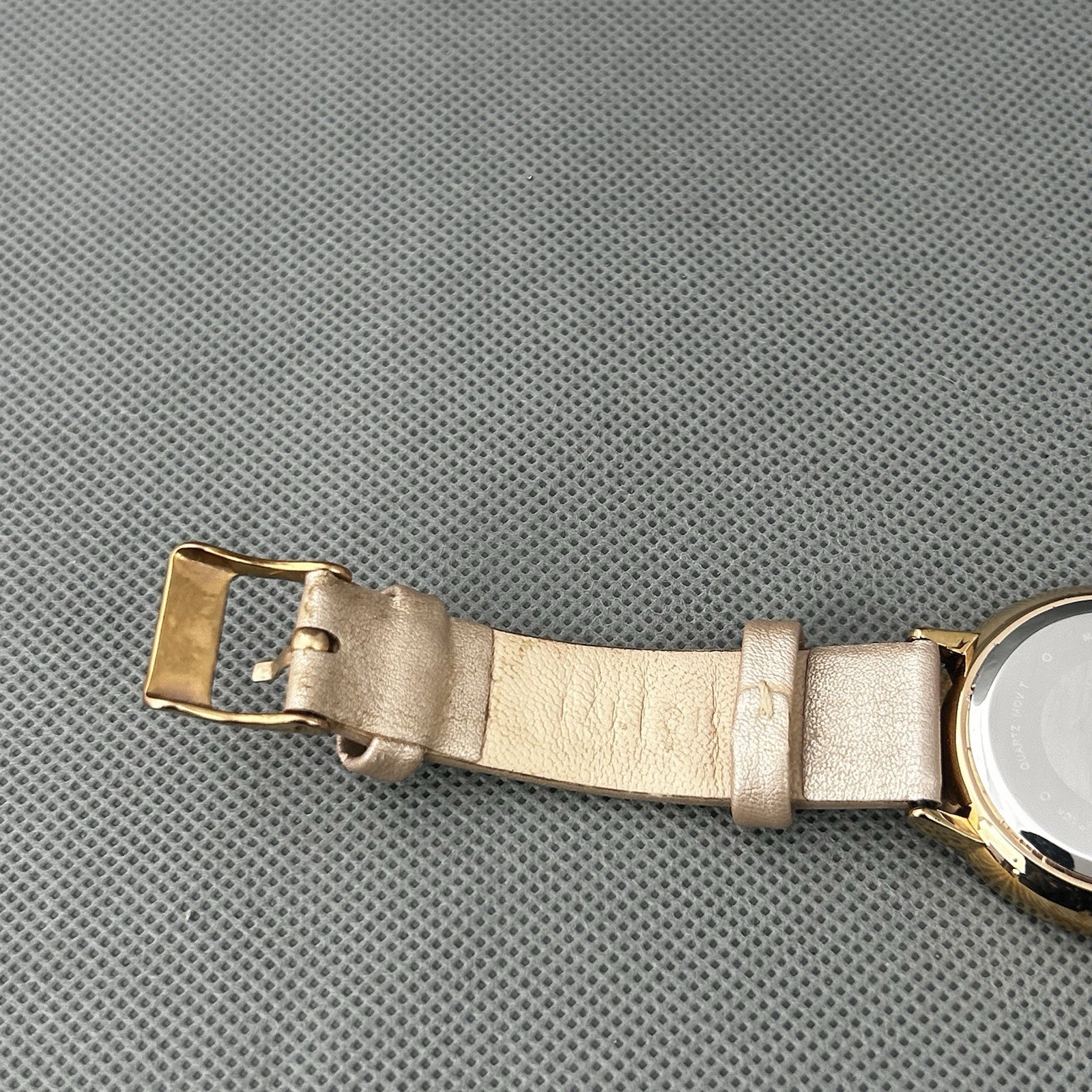 Parfois Womens Watch Rose Gold Leather Floral Dial Round Ladies New Battery