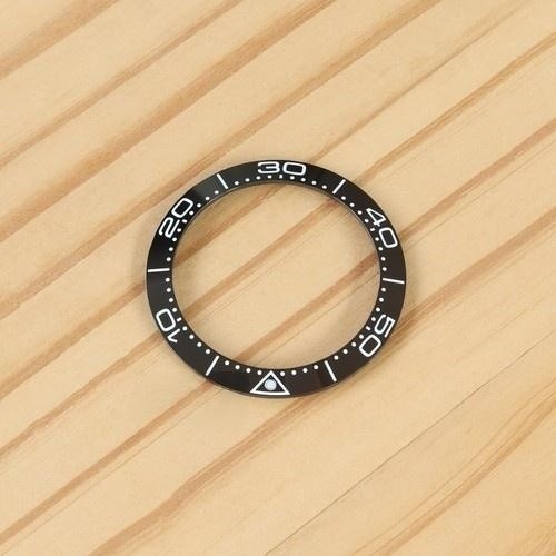 Ceramic Steel Watch Bezel for Omega Seamaster Diver 300 43.5mm Watch Insert-