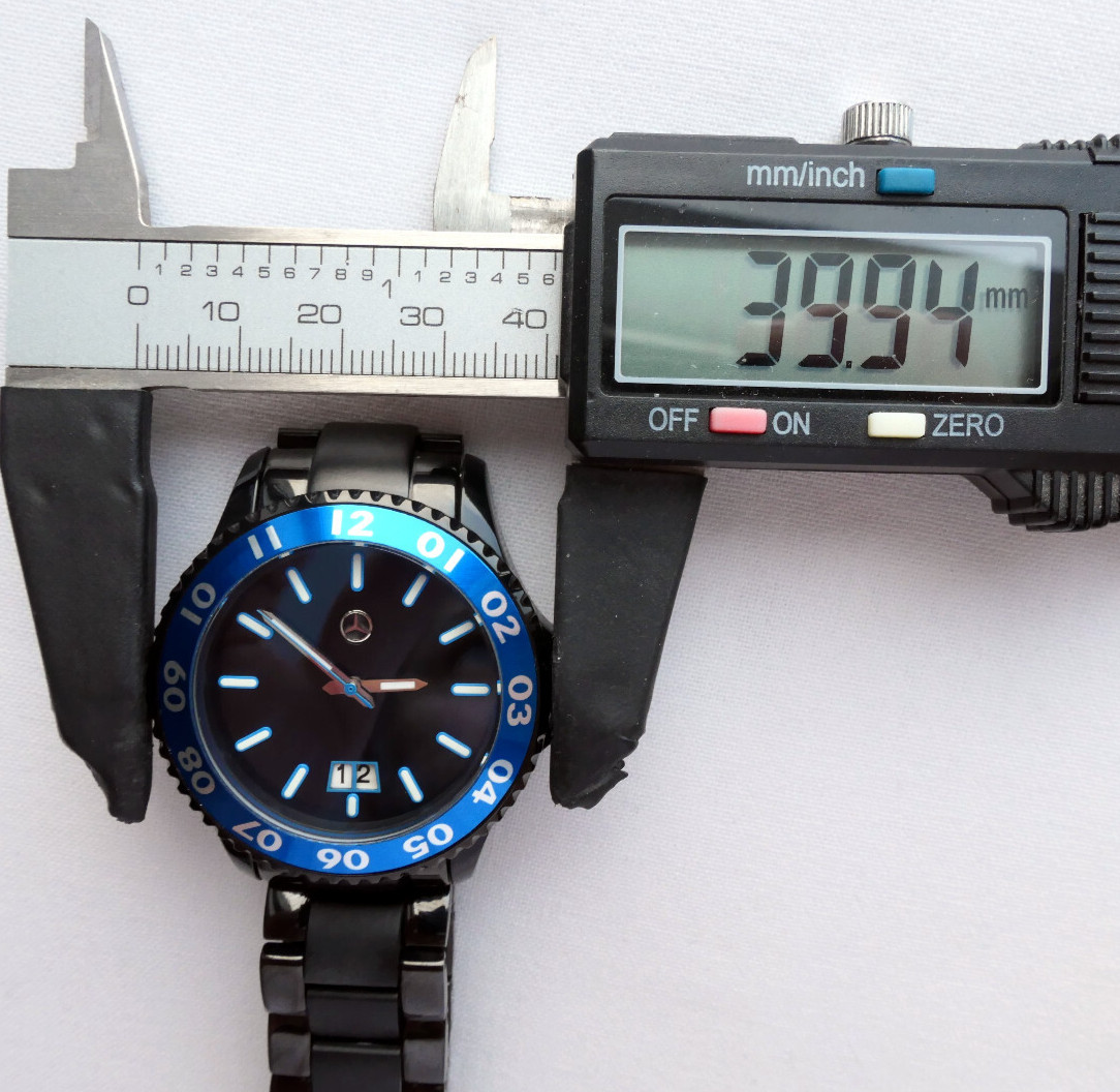Mercedes Benz Motorsport AMG DTM Racing Black Edition GMT Design Sport Watch