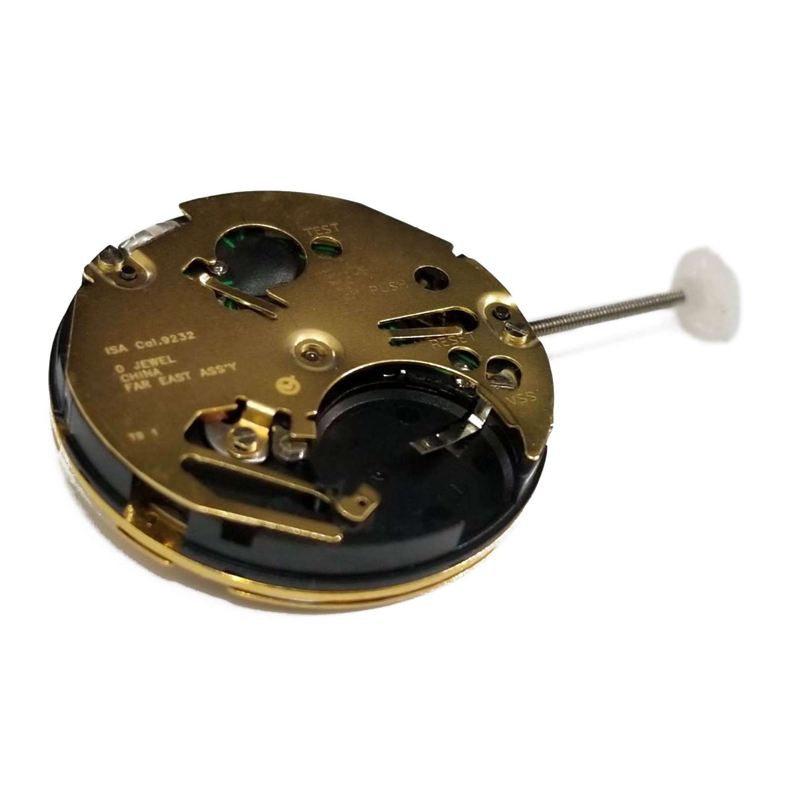 23.3mm 6-Hand Date @ 3 Quartz Watch Movement with Battery & Stem For ISA 9232