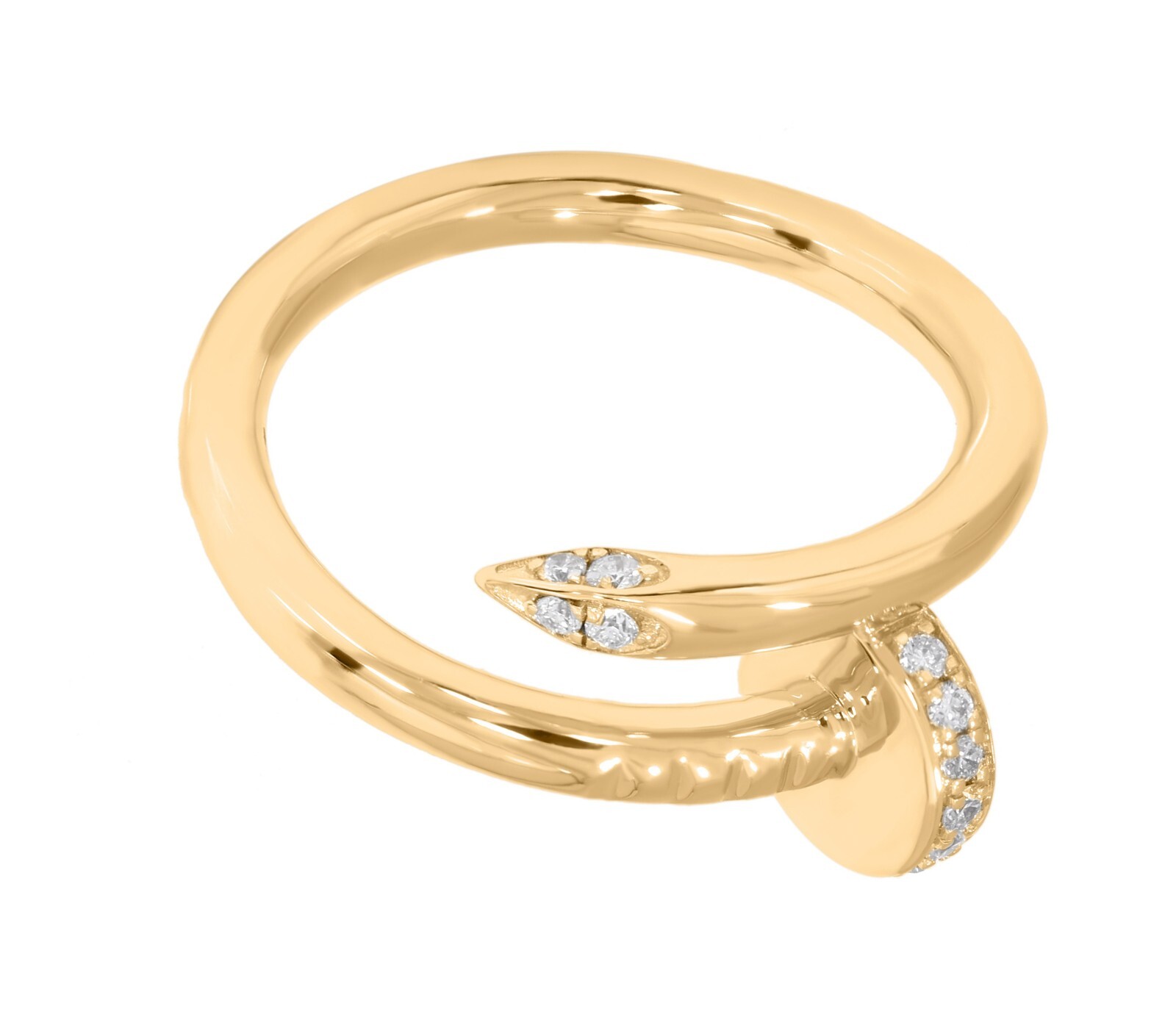 0.20 Carat Round Cut Lab Grown Diamond Engagement Ring in Sterling Silver
