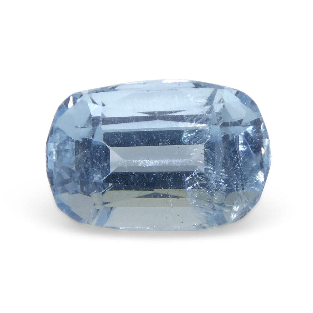 3.54ct Cushion Blue Aquamarine from Brazil