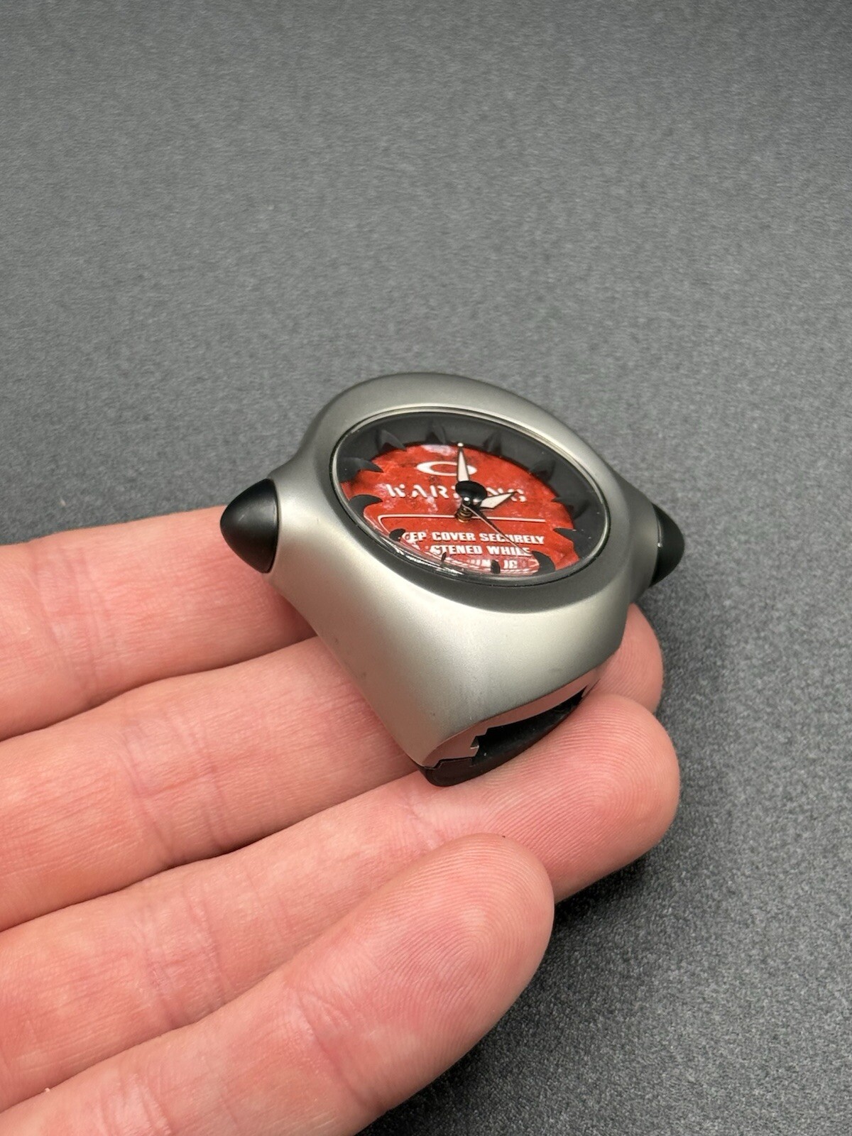 Oakley Crush “Warning” Red Dial Watch (New Condition/No Band)