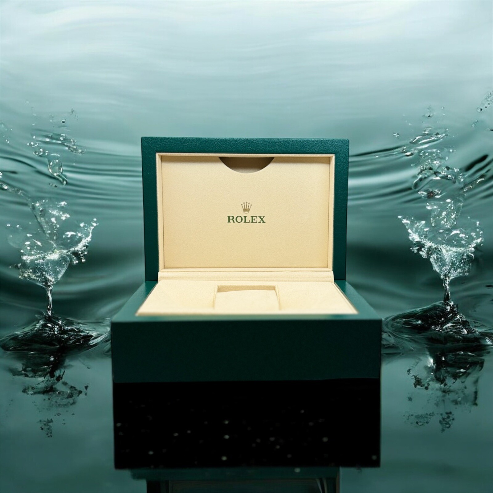 Rolex Watch Medium Box (Single) – Green
