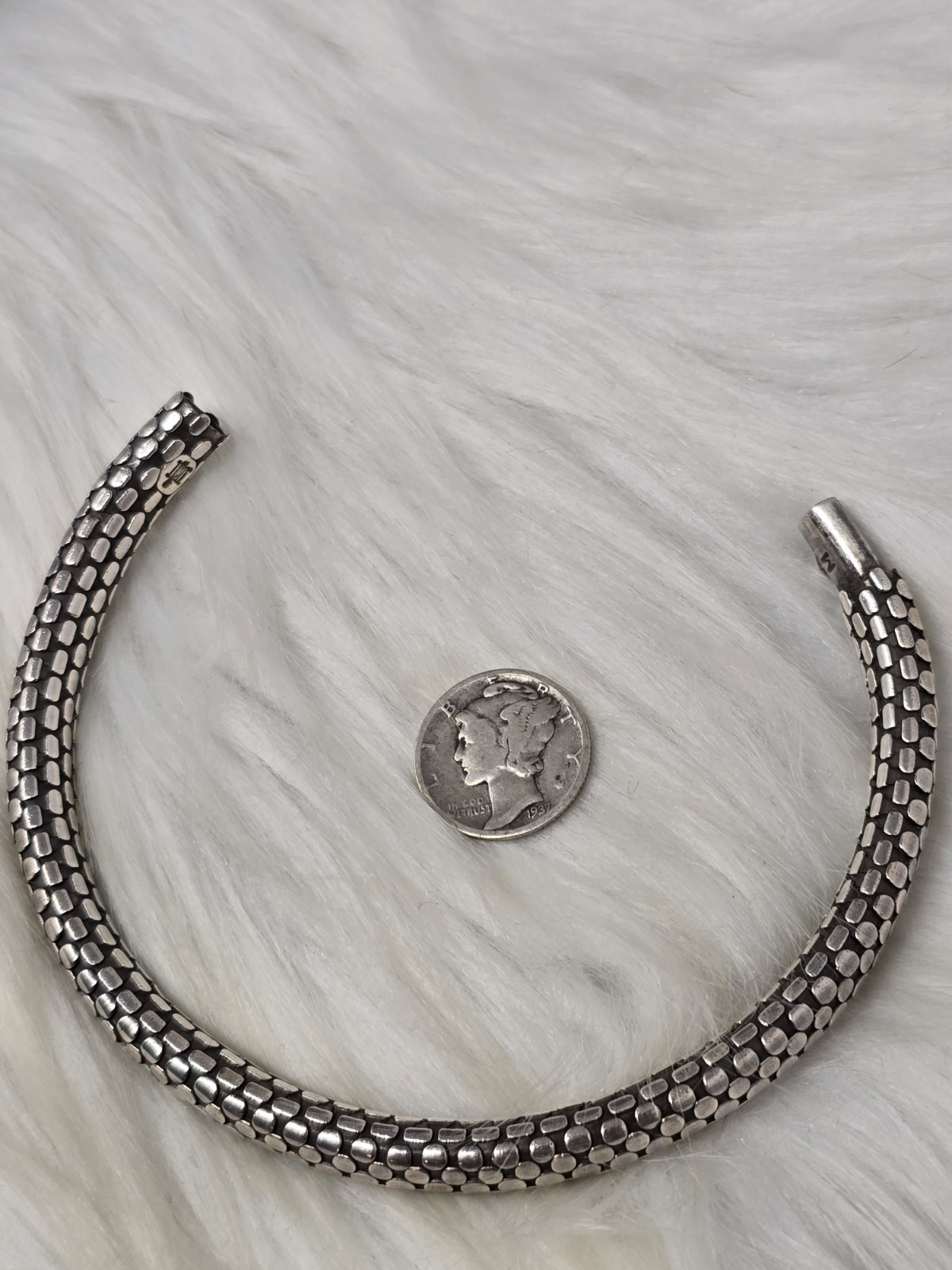 John Hardy Dot 925 Sterling Bracelet 6.5″ Size M