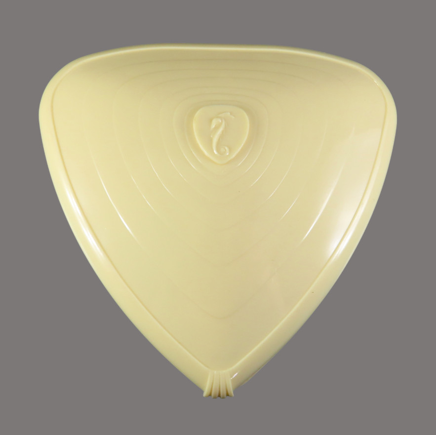 VTG Laguna Jewelry IVORY CELLULOID BOX Presentation Necklace Gift BRAUN-CRYSTAL