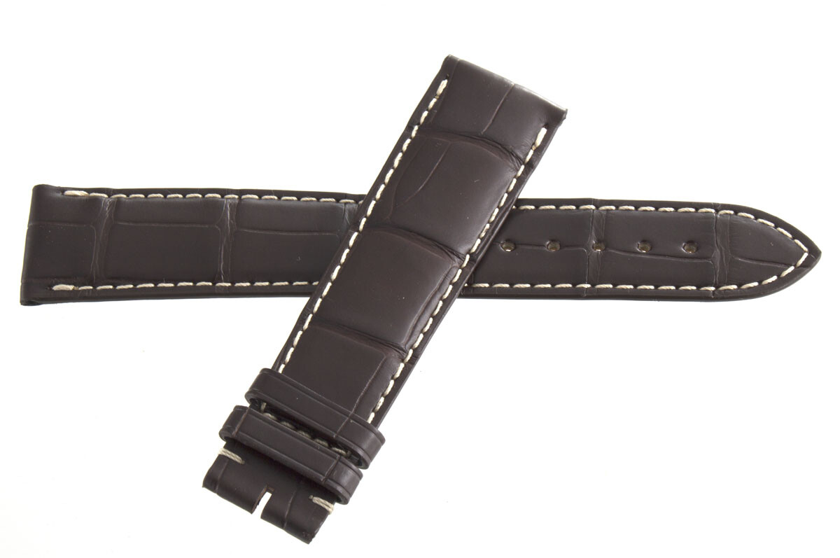 Longines 21mm x 18mm Brown Alligator Leather Watch Band Strap L682109818