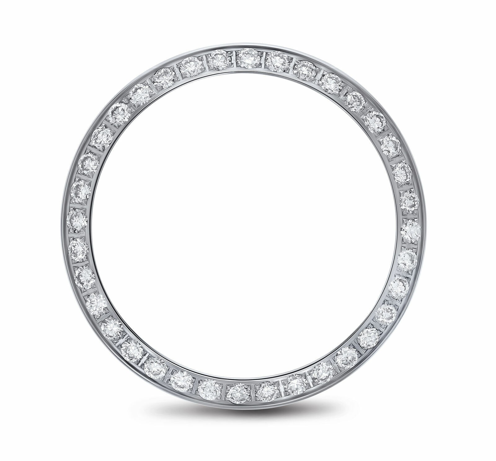 .60CT BEAD SET NATURAL DIAMOND BEZEL S.STEEL FOR ROLEX 24MM 67180 67194 67230