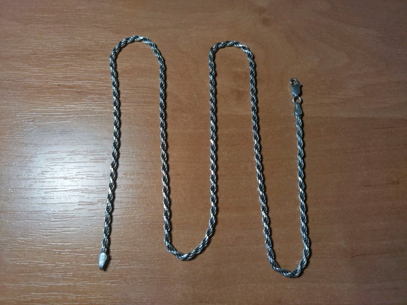 Sterling Silver Chain 54,5 cm, 12,4g. Italy.