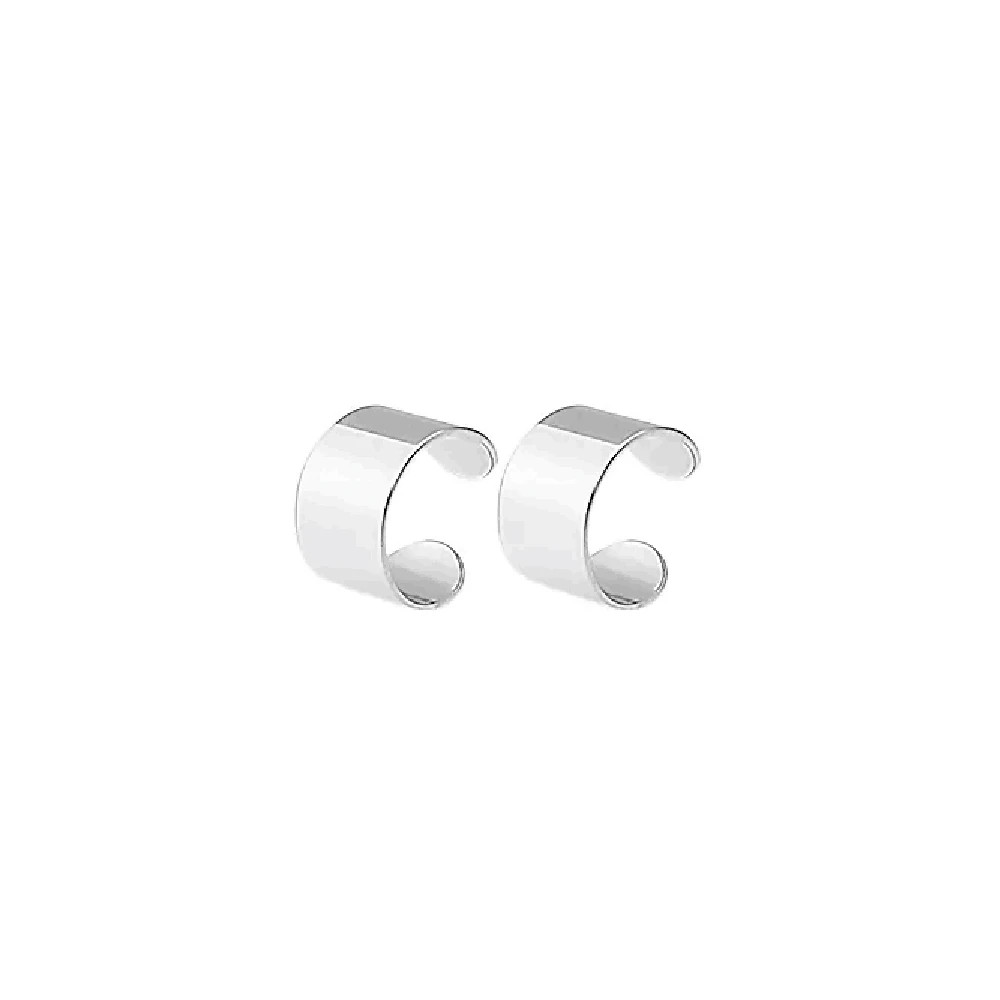 10 Pairs Magnetic Earrings Round Zircon Leaf Design Steel No Piercing Men