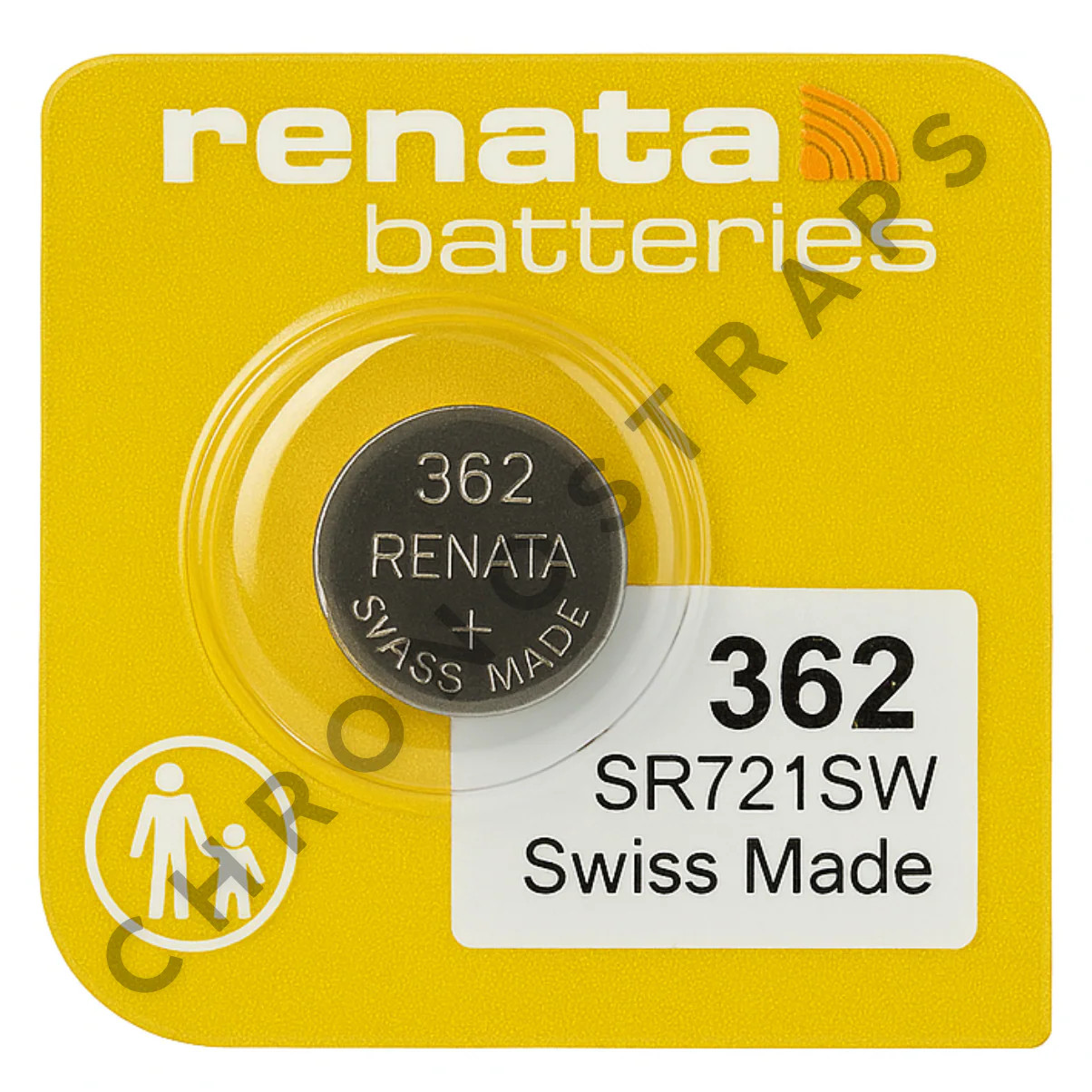 Renata Premium 362 / SR721SW Swiss Made Silver Oxide Watch Battery