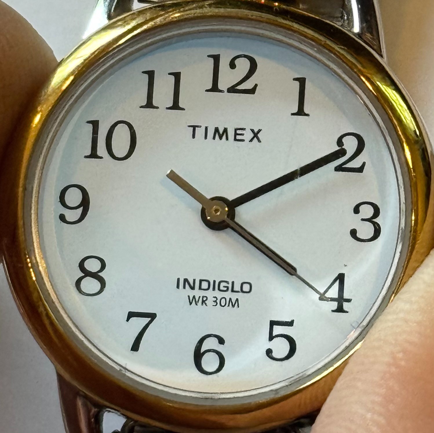 Women’s Timex Watch, Two Tone Gold/Silver, Indiglo