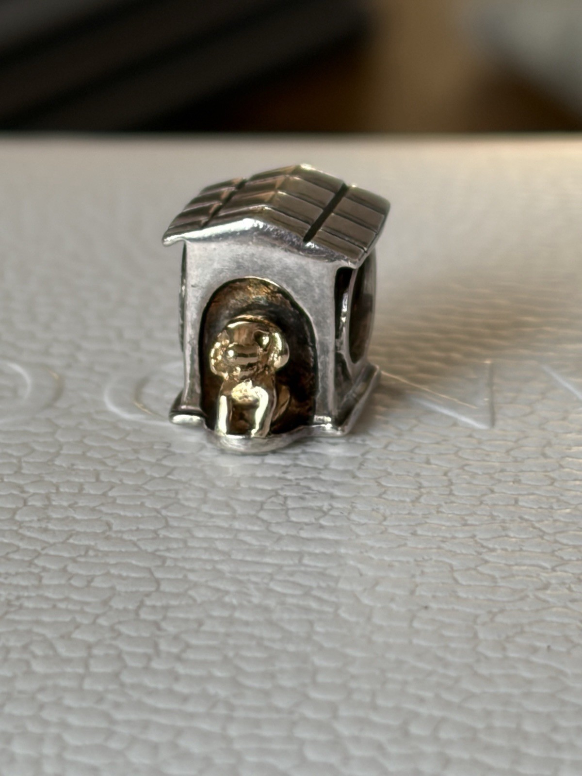Genuine Chamilia 14k Gold And Silver Dog Charm
