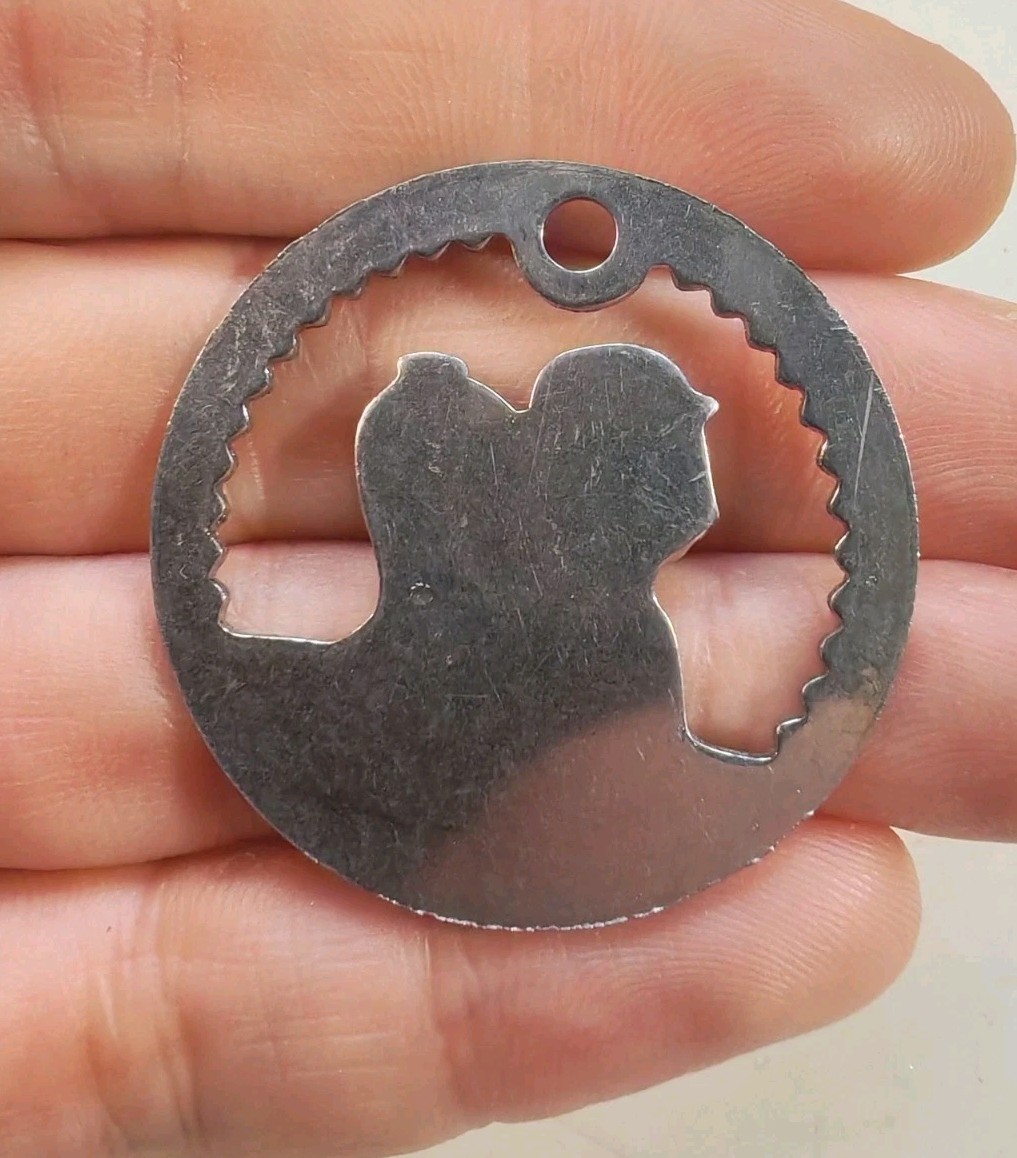 *HH* Pendant Medal The Lovers Peynet Lovers Love Les Amoureux Medal