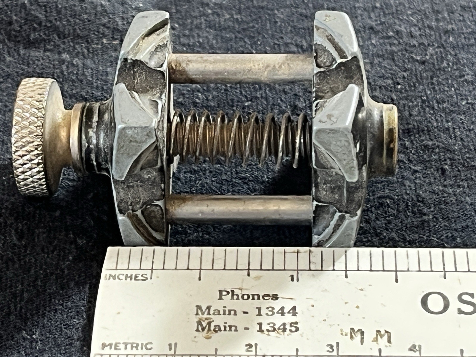 Vintage CE Marshall 4 Sided Watch Movement Holder Watchmakers Jeweler Bench Tool
