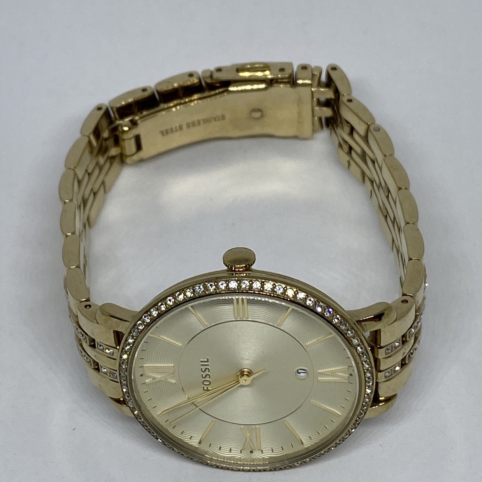 Fossil Jacqueline ES3547 Women’s Stainless Steel Analog Dial Quartz Watch UC423
