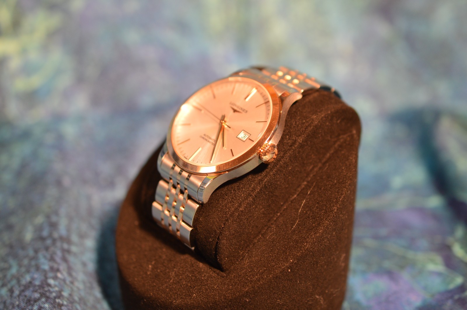 Longines Record 40MM Silver Dial Two-Tone Automatic Ref. L2.821.5