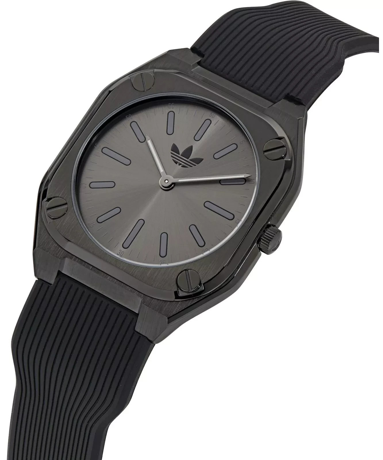 Adidas Men’s City Tech Thin Black Watch – AOFH24503 NEW