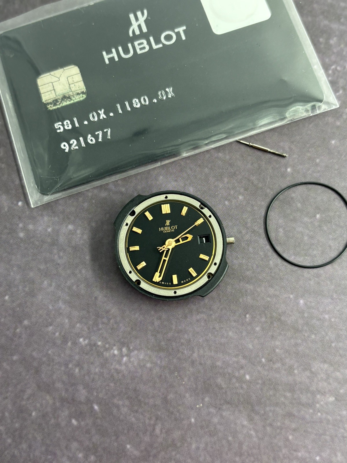 Hublot movement cal HUB2912 581.OX.1180.OX With card Tested Working