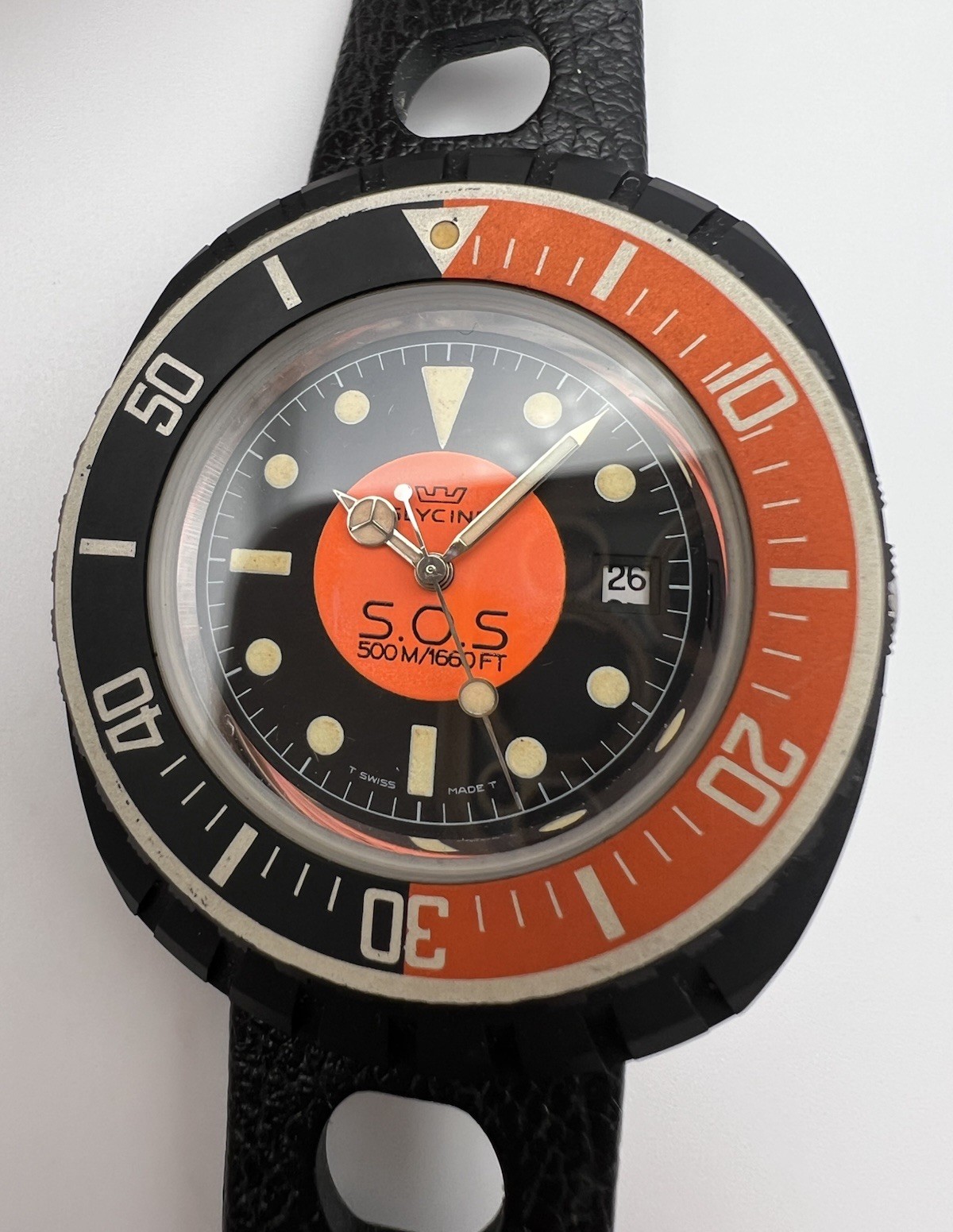 Glicyne 500m S.O.S Diver Tool Watch Ref. 313.241 For Strumenti Ottici Subacquei