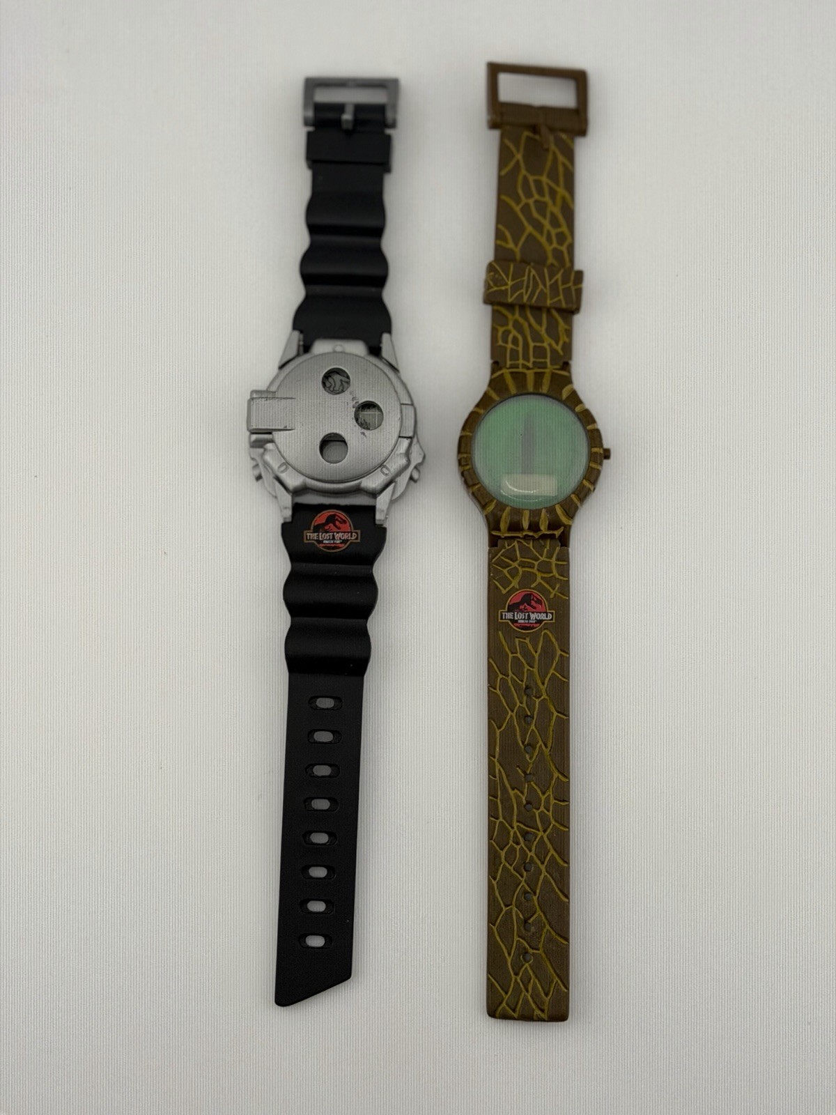 1997 ~ Lot of 2 ~ Jurassic Park ~ The Lost World ~ Burger King Watches