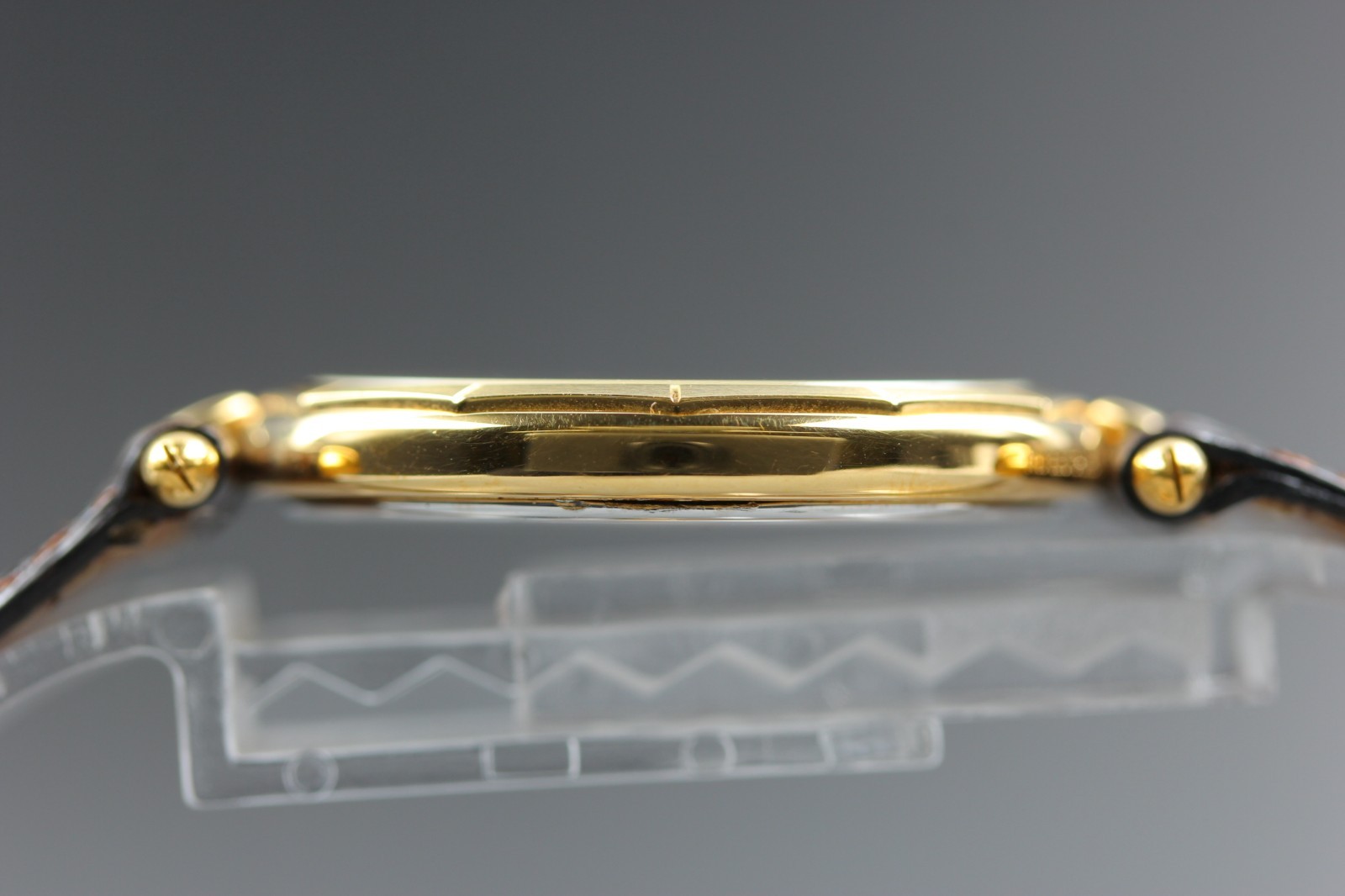 Longines 150 6912 30mm Gold Dial Quartz Vintage Unisex Dress Watch NEAR MINT