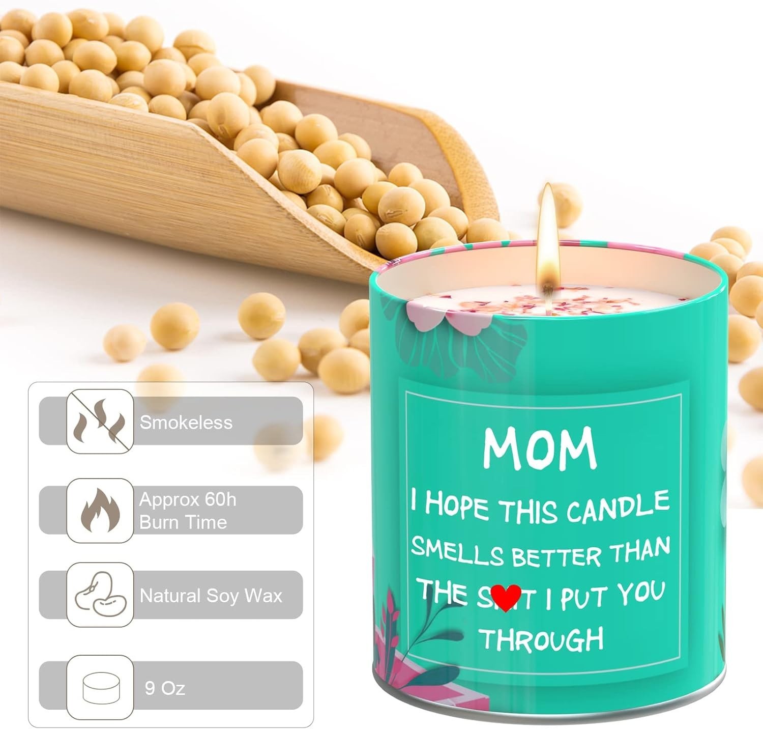 Gifts for Mom, Mothers Day from Husband Daughter Son, Birthday Women Wife Gifts.