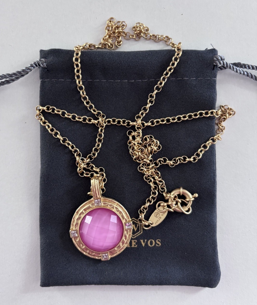 Brand New, Julie Vos Gemstone Statement Necklace