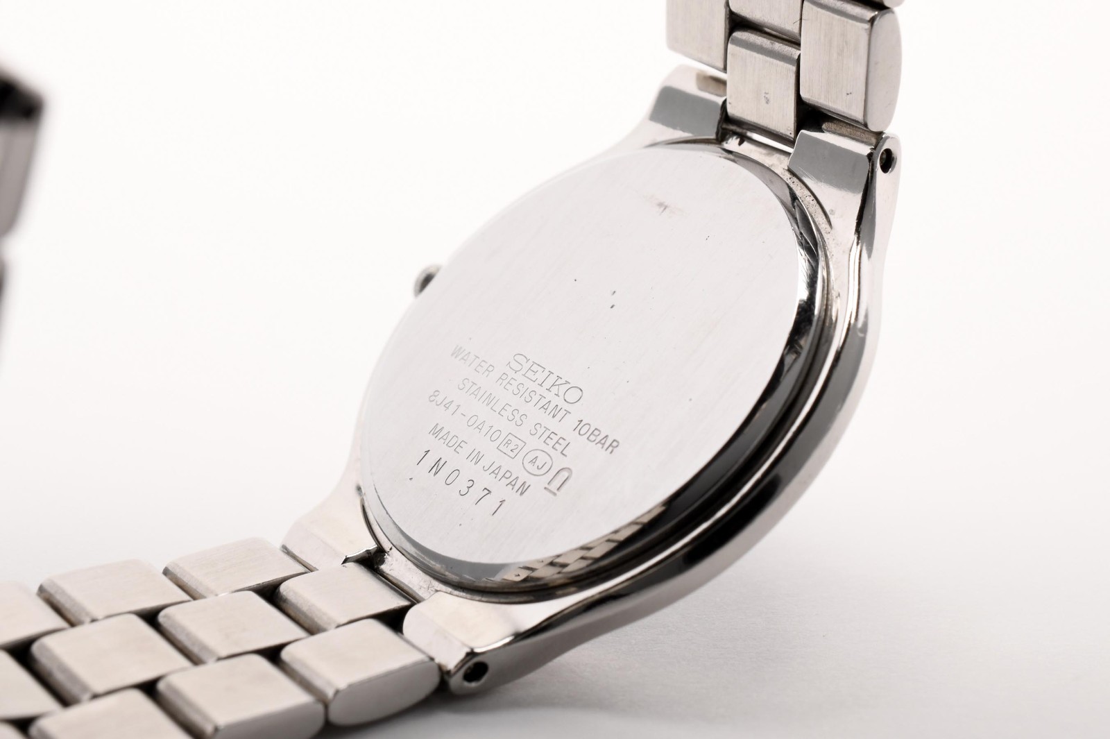 SEIKO Dolce 8J41-0A10 Men’s Silver Navy Dial Quartz Japan 32mm [Near Mint]