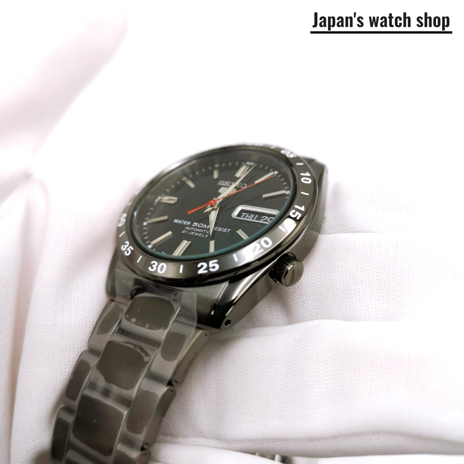 SEIKO SEIKO5 SNKE03K1 Black Automatic Men’s Watch New in Box
