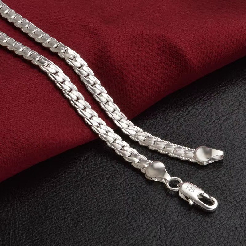 Cadena De Plata 925 Para Hombre Lucir Elegante Y Atractivo
