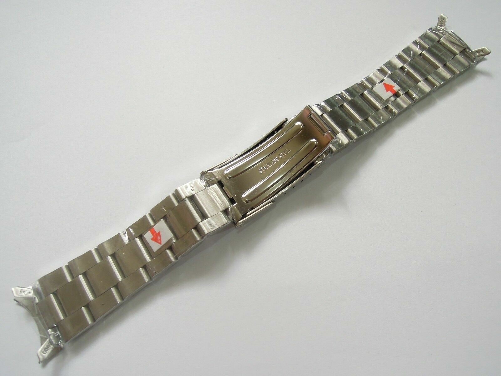 NEW 22MM STAINLESS OYSTER SOLID BRACELET DIVERS 10BAR SKX031-033 (7S26-0040)