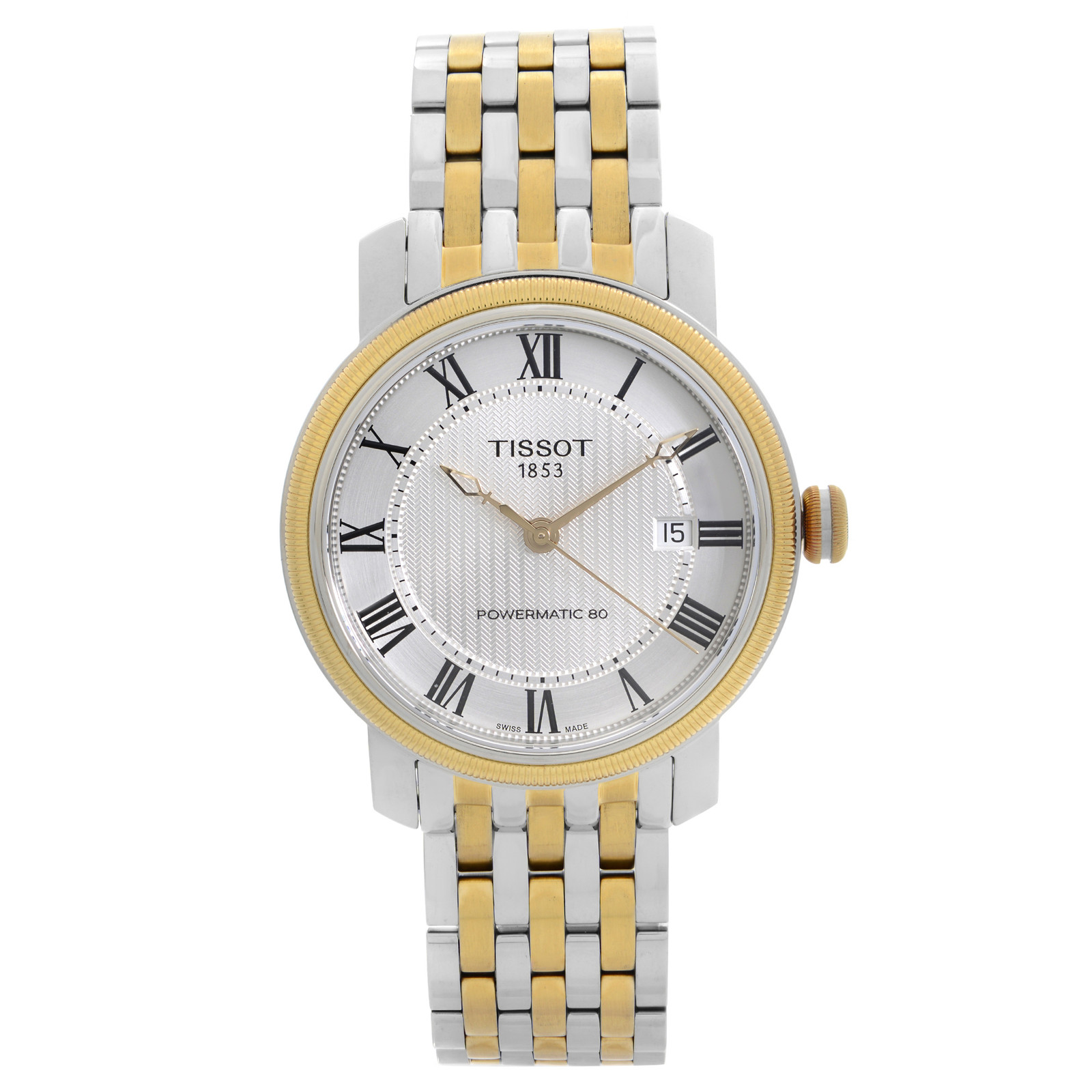 Tissot Bridgeport 40mm Two Tone Steel Automatic Mens Watch T097.407.22.033.00